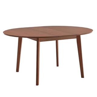 Kondela KONDELA Jedálenský stôl, rozkladací, buk merlot, priemer 120 cm, ALTON, značky Kondela