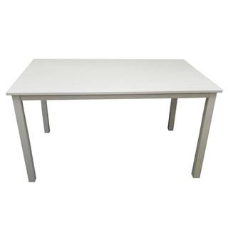 Kondela KONDELA Jedálenský stôl, biela, 135x80 cm, ASTRO, značky Kondela