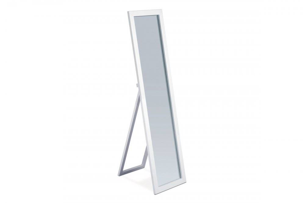 AUTRONIC  20685 WT Zrkadlo stojace, v. 150 cm, konštrukcia z MDF, biela matná farba, značky AUTRONIC