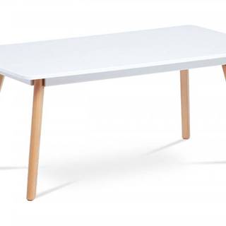 AUTRONIC ACT-666 WT konfrenčný stolík  110x55 cm, biela matná MDF, masiv buk