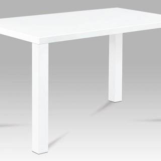 AUTRONIC  AT-3006 WT jedálenský stôl 120x80x76cm, vysoký lesk biely, značky AUTRONIC