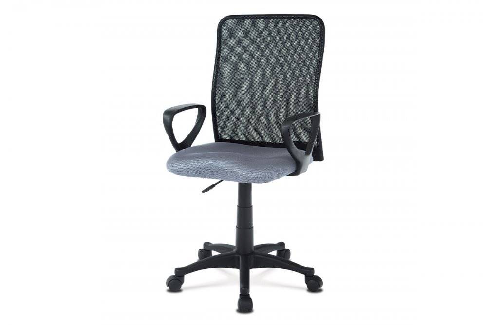 AUTRONIC  KA-B047 GREY kancelárska stolička, látka MESH šedá / čierna, značky AUTRONIC