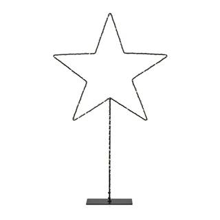 Čierna vianočná svetelná dekorácia Markslöjd Alpha Star
