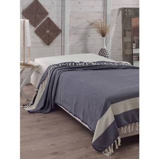 Eponj Home Prikrývka cez posteľ Baliksirti Dark Blue, 200 × 240 cm, značky Eponj Home