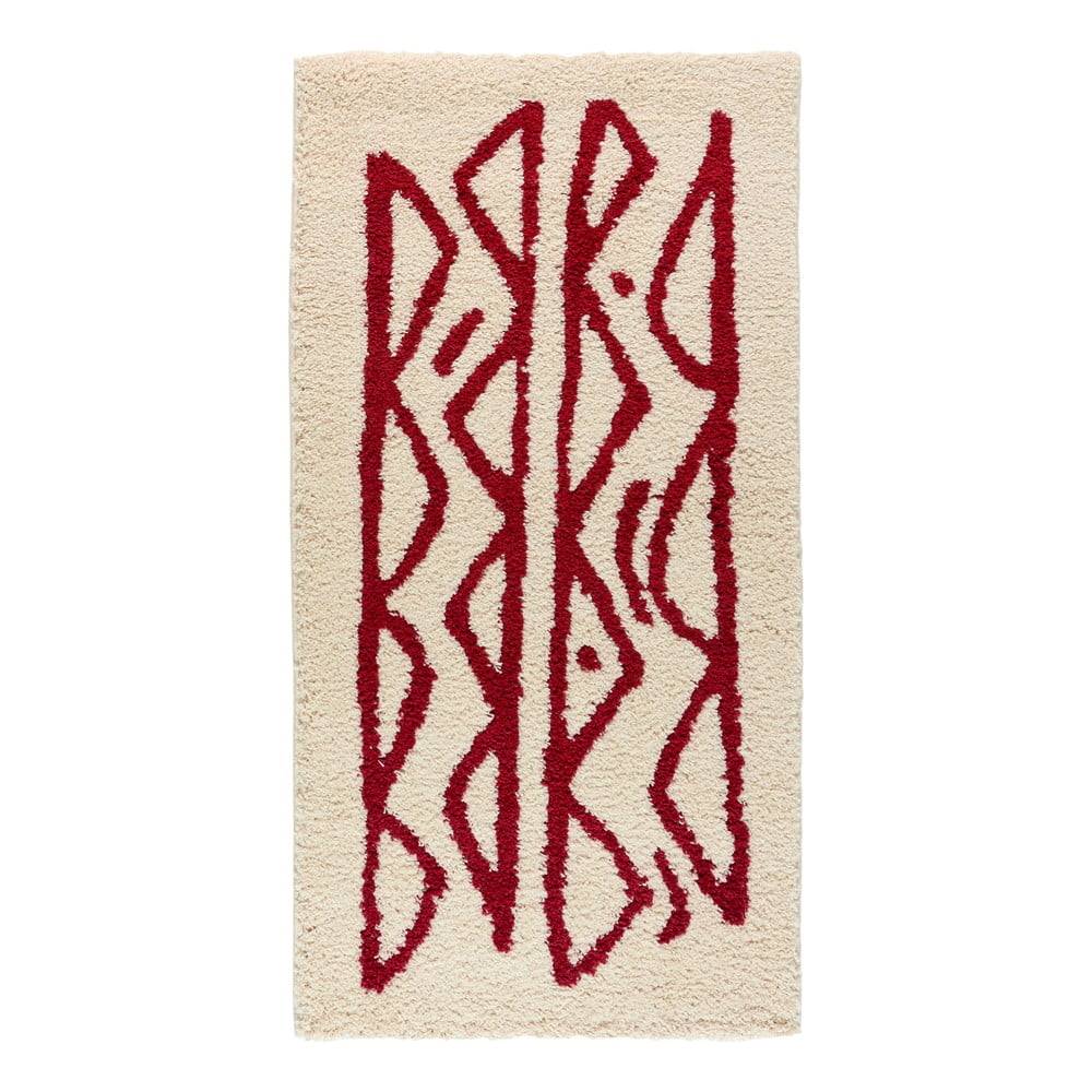 Le Bonom Krémovo-červený koberec Bonami Selection Morra, 80 x 150 cm, značky Le Bonom
