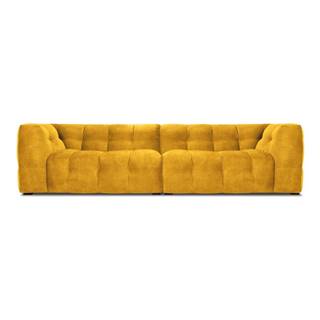 Windsor & Co Sofas Žltá zamatová pohovka  Vesta, 280 cm, značky Windsor & Co Sofas