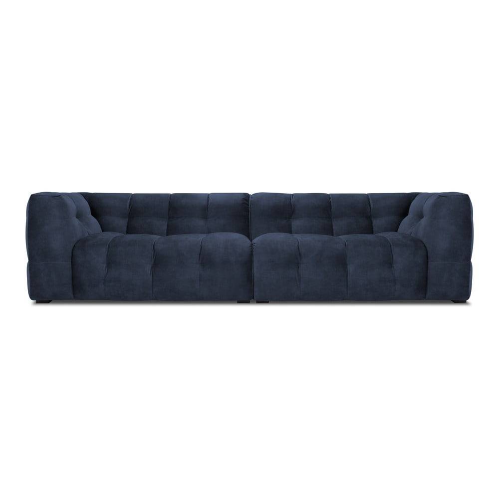 Windsor & Co Sofas Modrá zamatová pohovka  Vesta, 280 cm, značky Windsor & Co Sofas