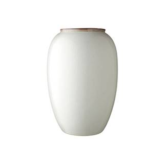 Bitz Krémovo-biela kameninová váza  Basics Cream, výška 50 cm, značky Bitz
