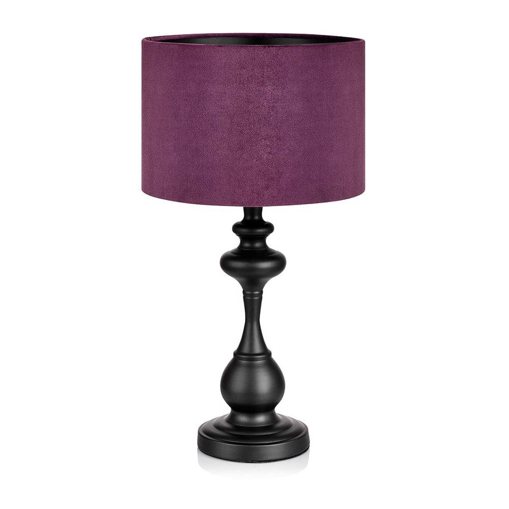 Markslöjd Čierno-fialová stolová lampa  Connor, značky Markslöjd