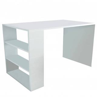 Sconto Písací stôl COOL biela, značky Sconto