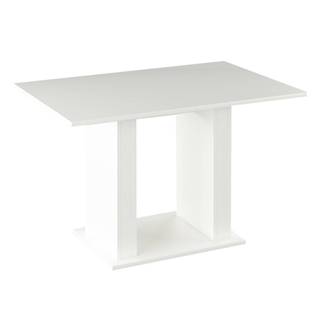 Kondela Jedálenský stôl biela 119x79 cm BISTRO, značky Kondela