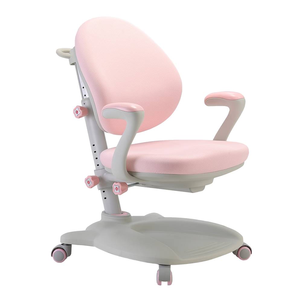 Kondela Rastúca stolička s podnožkou sivá/ružová KERTIO, značky Kondela