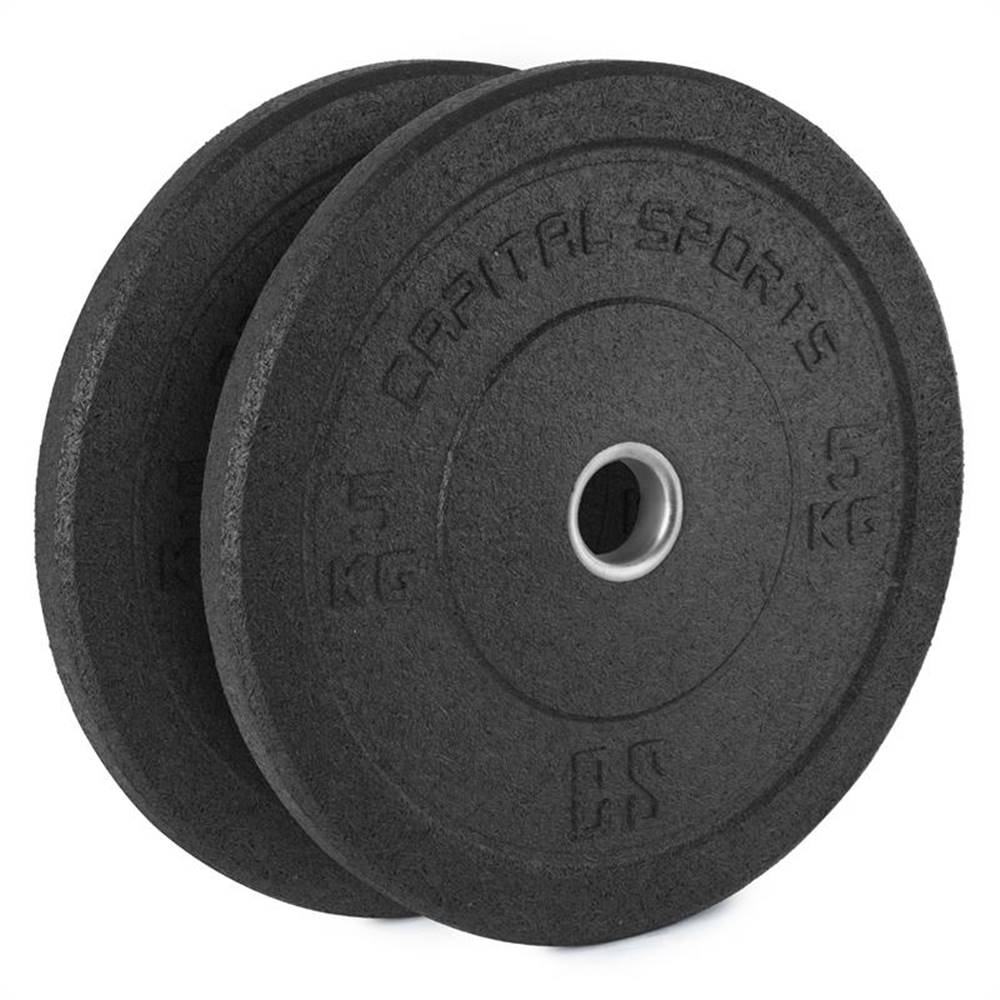 Capital Sports  Renit, hi temp gumový kotúč, 50,4 mm, hliníkové jadro, guma, 2 x 5 kg, značky Capital Sports
