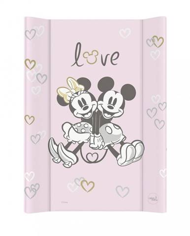 CEBA Podložka prebaľovacia s pevnou doskou COMFORT (50x70) Disney Minnie & Mickey Pink