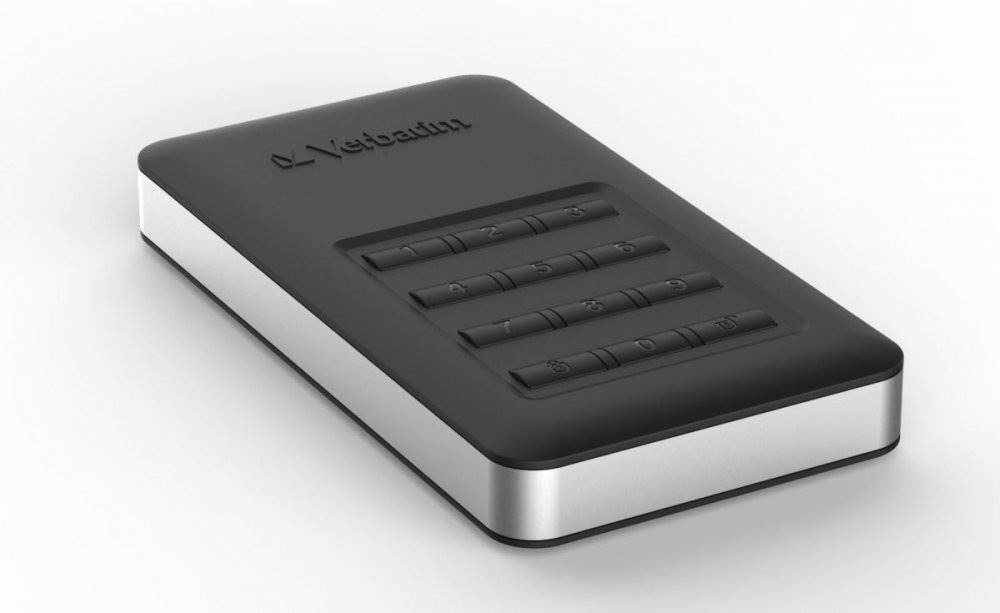 Verbatim HDD 2.5" 1TB USB 3.1/USB-C, šifrovaný externí disk s numerickou klávesnicí, Store 'n' Go , značky Verbatim