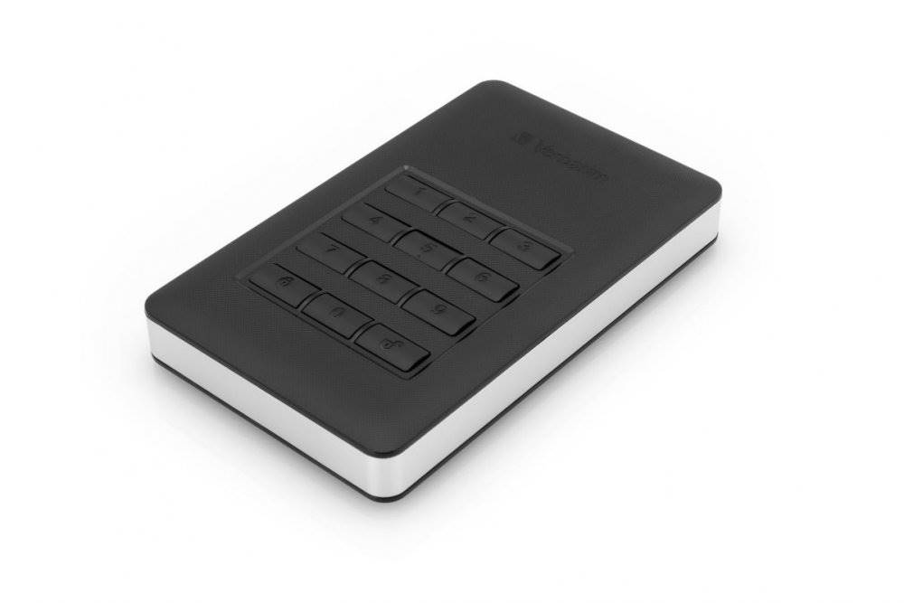 Verbatim HDD 2.5" 2TB USB 3.1/USB-C, šifrovaný externí disk s numerickou klávesnicí, Store 'n' Go , značky Verbatim