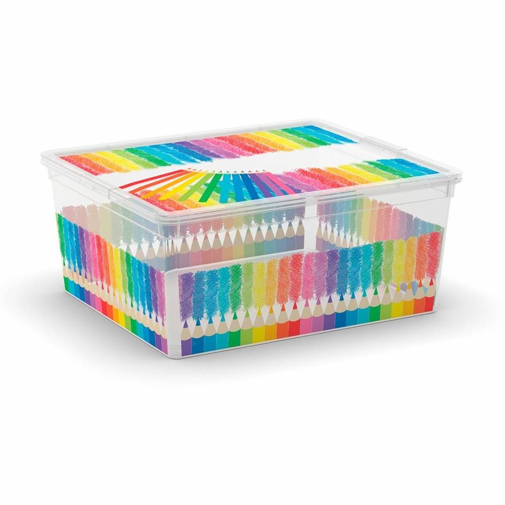 KIS  Plastový úložný box C-Box Colours Arty M, 18 L, značky KIS