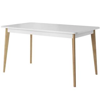Jedálenský stôl Primo PST 140 dub riviera/biely
