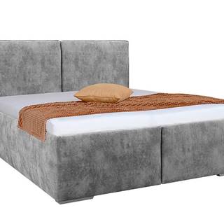 OKTAVIA vysoká čalúnená posteľ s úložným priestorom