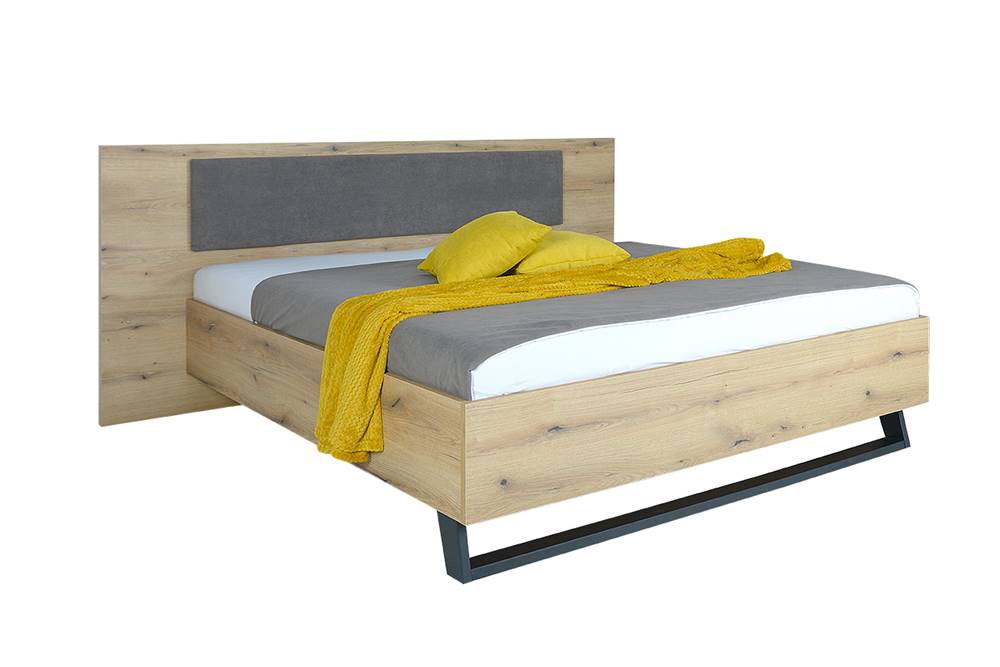 FINES MURRAY posteľ s čalúnenou plochou na čele 180x200, značky FINES