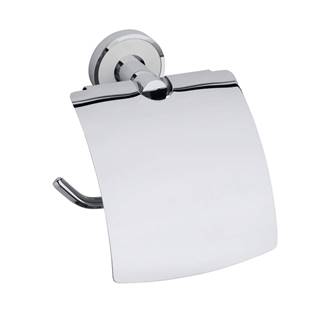 Držiak toaletného papiera Bemeta Trend-I - s krytom biela/chróm