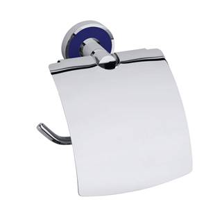 Bemeta Držiak toaletného papiera  Trend-I s krytom tmavo modrá 104112018E, značky Bemeta