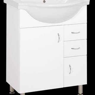 Kúpeľňová skrinka s umývadlom Keramia Pro 65,8x51,4 cm biela PRO65DV