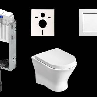 Tece Cenovo zvýhodnený závesný WC set TECE na zamurovanie + WC Roca Nexo KMPLNEXOT, značky Tece
