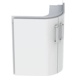 Kúpeľňová skrinka pod umývadlo Geberit Selnova 69x60,4x55 cm biela