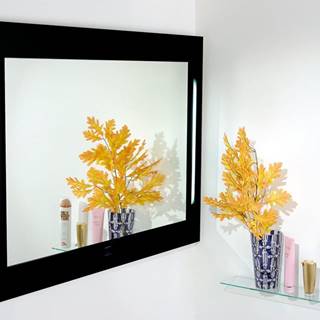 Zrkadlo s osvetlením Amirro Pharos 110x80 cm čiernošedá