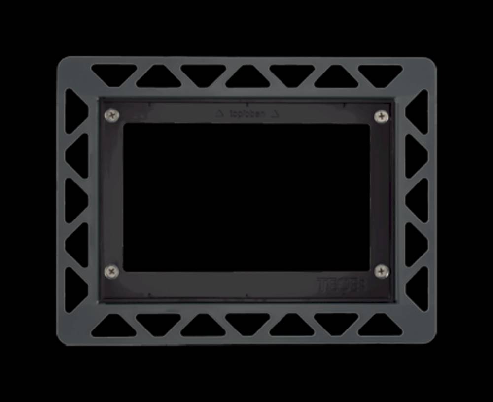 Tece Inštalačný rámček  Loop z plastu v čiernej farbe, značky Tece