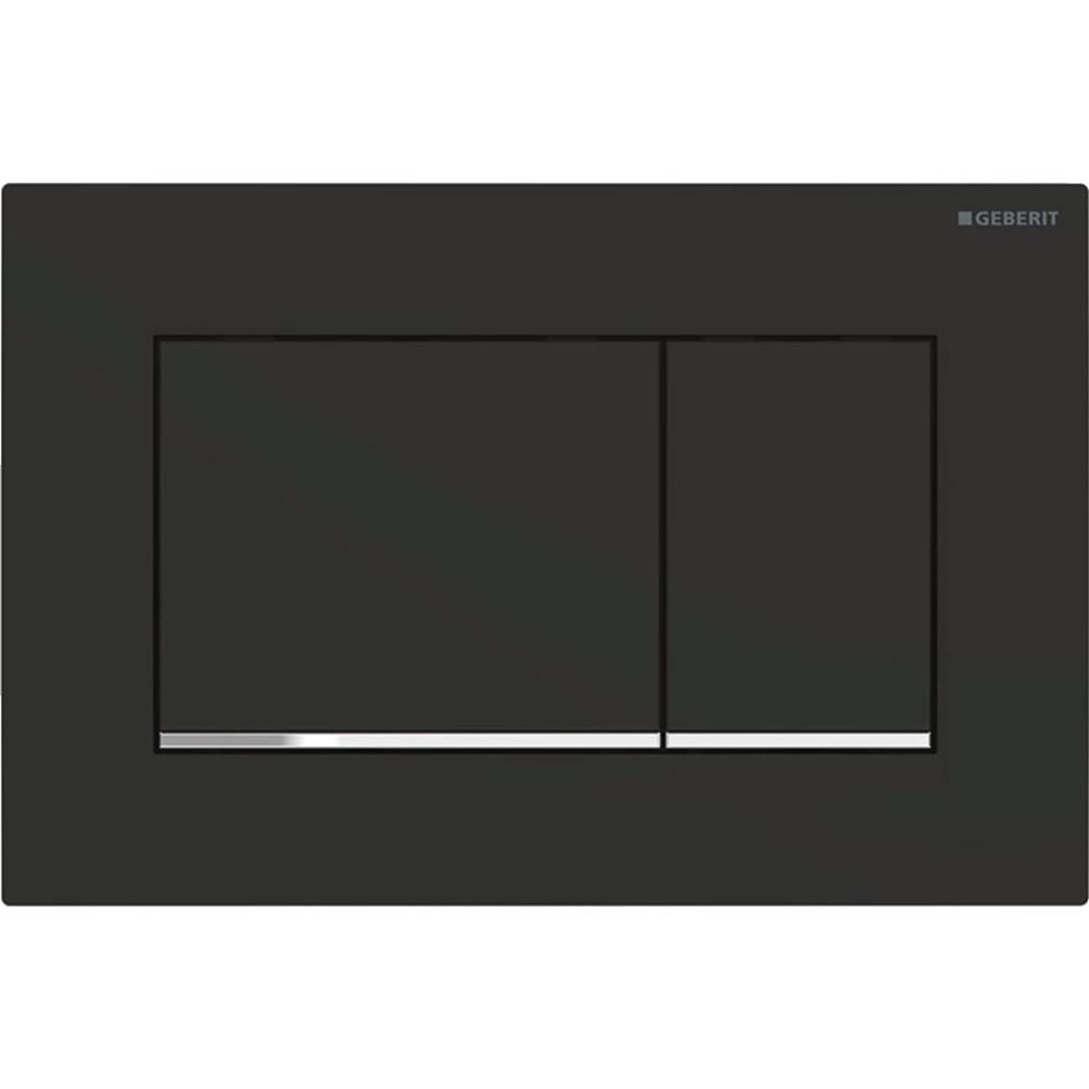 Geberit Ovládacie tlačidlo  Sigma30 z plastu v čiernej farbe, značky Geberit