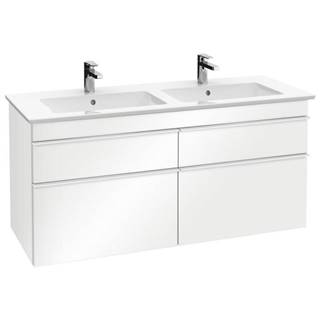 Villeroy & Boch Kúpeľňová skrinka pod umývadlo  Venticello 125,3x50,2x59 cm biela mat A93002MS, značky Villeroy & Boch