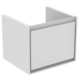 Ideal Standard Kúpeľňová skrinka pod umývadlo  Connect Air 48x40,9x40 cm v kombinácii šedý dub / biela mat E0844PS, značky Ideal Standard