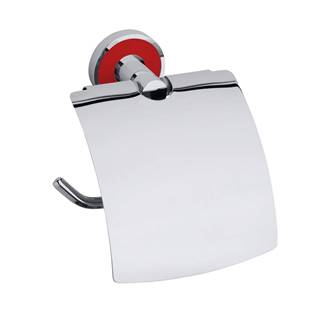 Bemeta Držiak toaletného papiera  Trend-I chróm, červená 104112018C, značky Bemeta