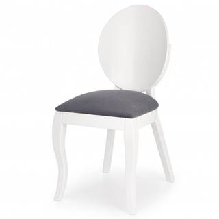 Sconto Jedálenská stolička DESIRÉE biela/sivá, značky Sconto