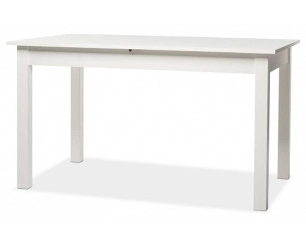 ASKO - NÁBYTOK Rozkladací jedálenský stôl Coburg 137x80 cm, biely, značky ASKO - NÁBYTOK