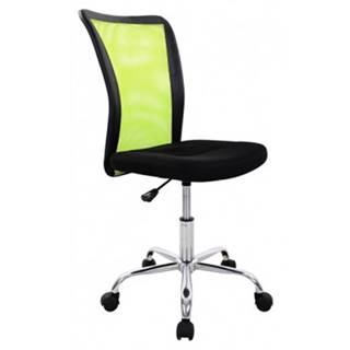 ASKO - NÁBYTOK Kancelárska stolička Spirit, čierna/limetkovo zelená, značky ASKO - NÁBYTOK