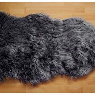 ASKO - NÁBYTOK Imitácia ovčej kože 50x70 cm, šedá, značky ASKO - NÁBYTOK
