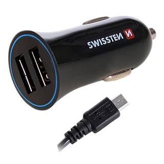 Nabíjačka USB 12/24V Swissten 2