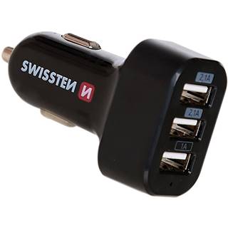 Swissten Nabíjačka USB 12/24V  3x USB 5, značky Swissten