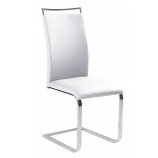 Jedálenská stolička  biela BARNA NEW