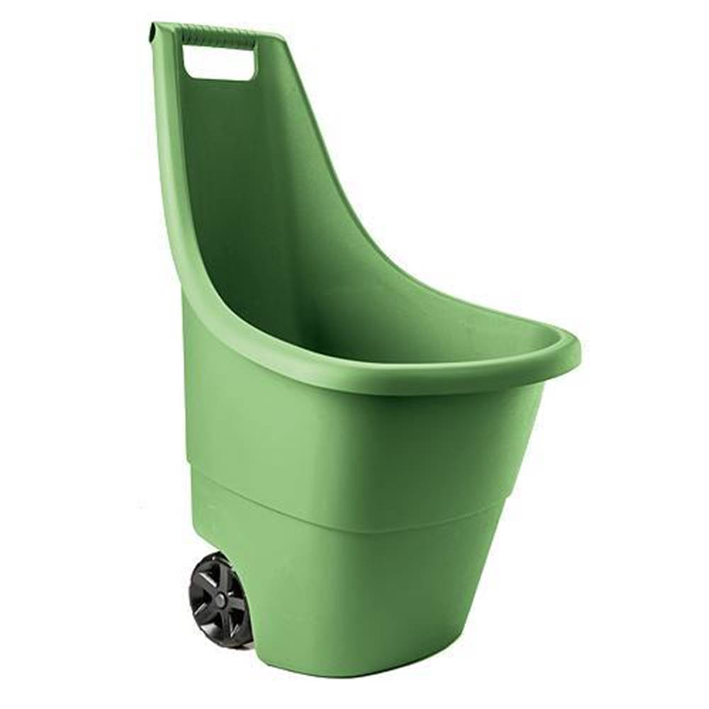 KETER® Vozík Keter® EASY GO 50 L, 51x56x84 cm, zelený, na záhradný odpad, značky KETER®