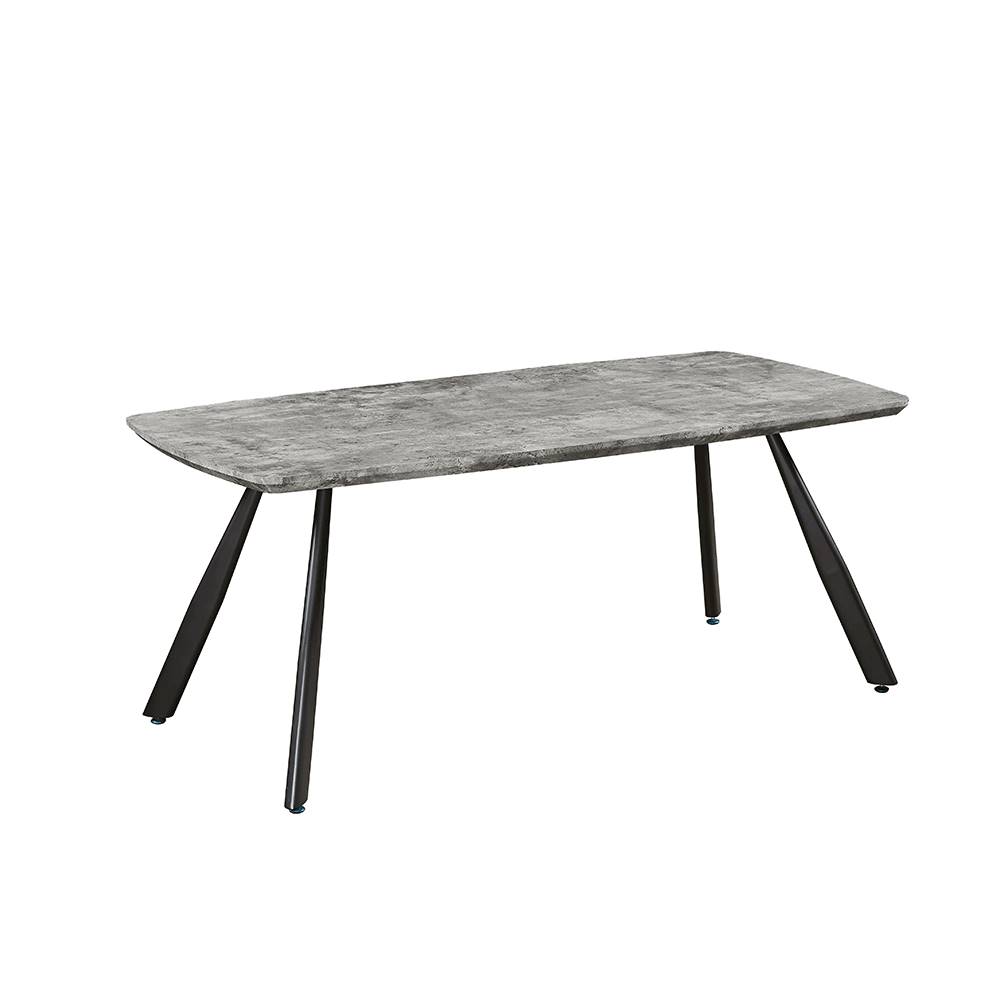 Kondela KONDELA Jedálenský stôl, betón/čierna, 180x90 cm, ADELON, značky Kondela