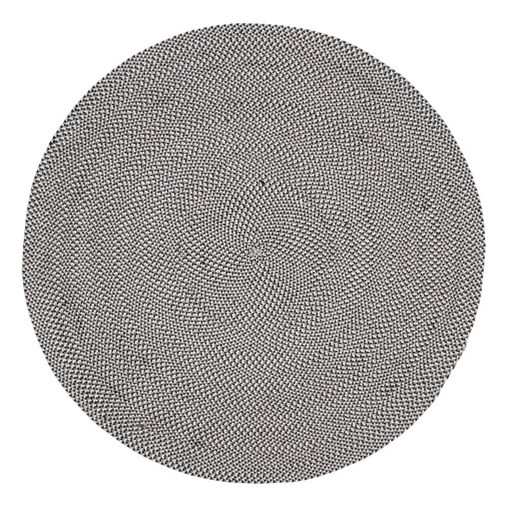 Kave Home Sivý koberec z recyklovaného plastu La forma Rodhe, ø 150 cm, značky Kave Home
