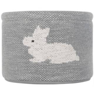 Kindsgut Sivý bavlnený organizér  Bunny, ø 16 cm, značky Kindsgut