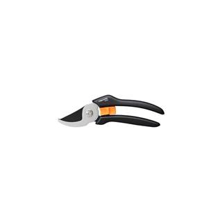 Čierne oceľové dvojsečné nožnice Fiskars Solid