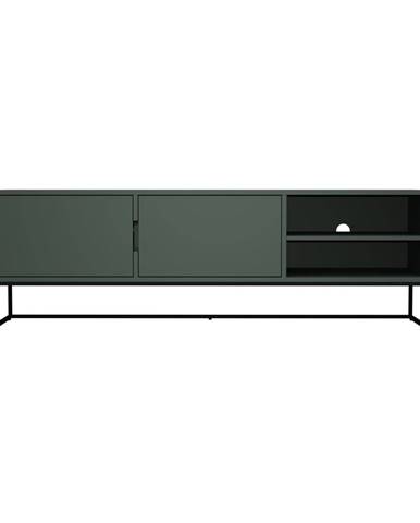Sivozelený TV stolík 176x57 cm Lipp - Tenzo