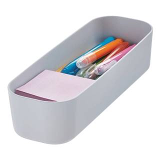iDesign Sivý úložný box  Eco Bin, 27,43 x 9,14 cm, značky iDesign