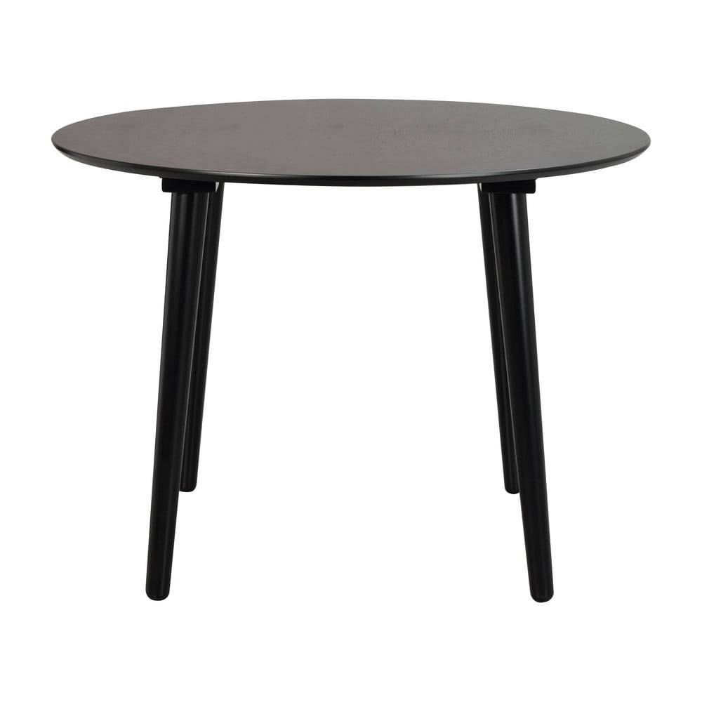 Rowico Čierny jedálenský stôl  Lotta, ø 106 cm, značky Rowico